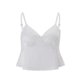 European and american women's clothing  spring new fashion trendy hot girl sexy v-neck solid color loose tank top cropped vest