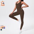New arrival beautiful back sports yoga jumpsuit tight waist fitness wear guangzhou jinke sports goods co., ltd