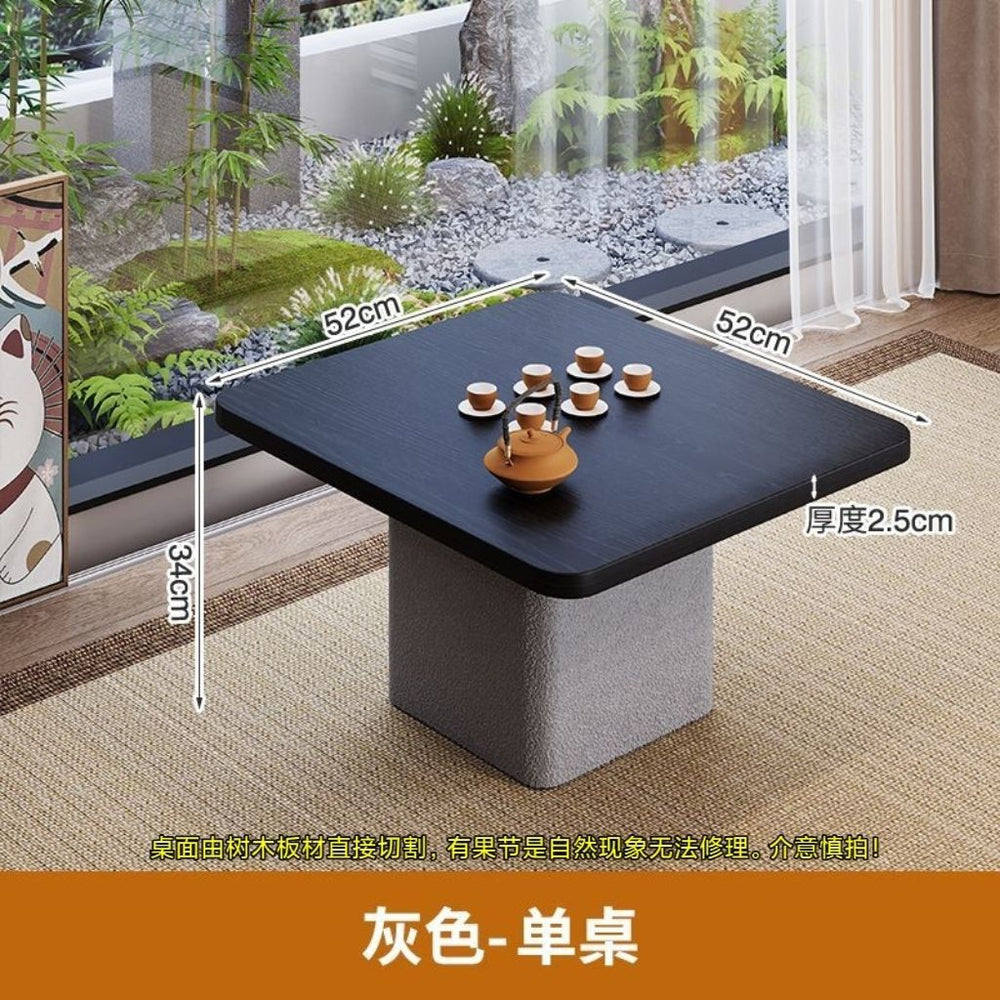 Popular tatami lazy sofa tea table combination balcony back chair bedroom window seat cushion bay window chair small coffee table