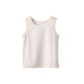 Kids' 100% cotton tank top - new summer collection: solid color, skin-friendly, sleeveless top for boys and girls. perfect for loungewear, sleepwear, and wholesale children's clothing