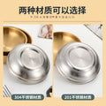 304 korean style extra thick double-layered gold sauce dish, snack & kimchi plate, bbq restaurant seasoning dish, hot pot dipping bowl