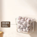 Kitchen onion, ginger and garlic storage basket, punch-free storage rack, wall-mounted oblique mouth thickened storage artifact, multi-functional hanging basket
