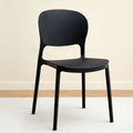 Plastic chair thickened backrest dining chair dining table for homeaccessible luxuryclassy sense negotiation stool stackable catering commercial