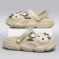 Cartoon nurse clogs women's summer outdoor wear internet celebrity 2024 new non-slipthick sole toe beach sandals