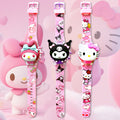 Kids' cartoon watch toy - musical, light-up electronic watch with flashing lights - kuromi toy - gift for boys and girls - perfect for kindergarten