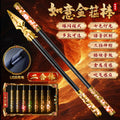 Nezha fire tip gun children's luminous toy voice automatic telescopic 3d light red tassel gun boy holiday gift