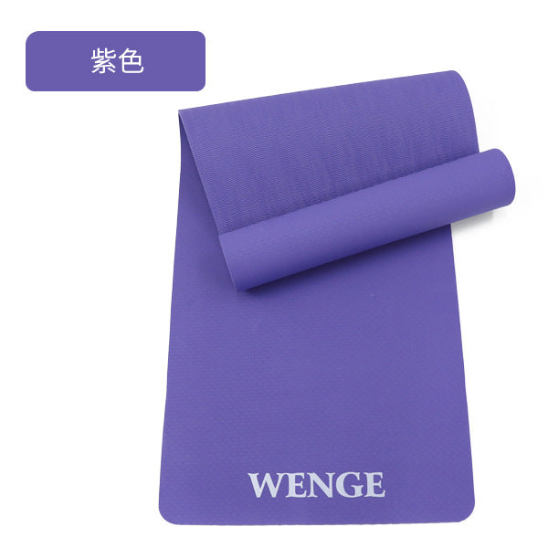 Tpe yoga mat manufacturer - silent pose lines, dance mat, professional anti-slip fitness mat for men - extra wide, extra thick, shock absorbing