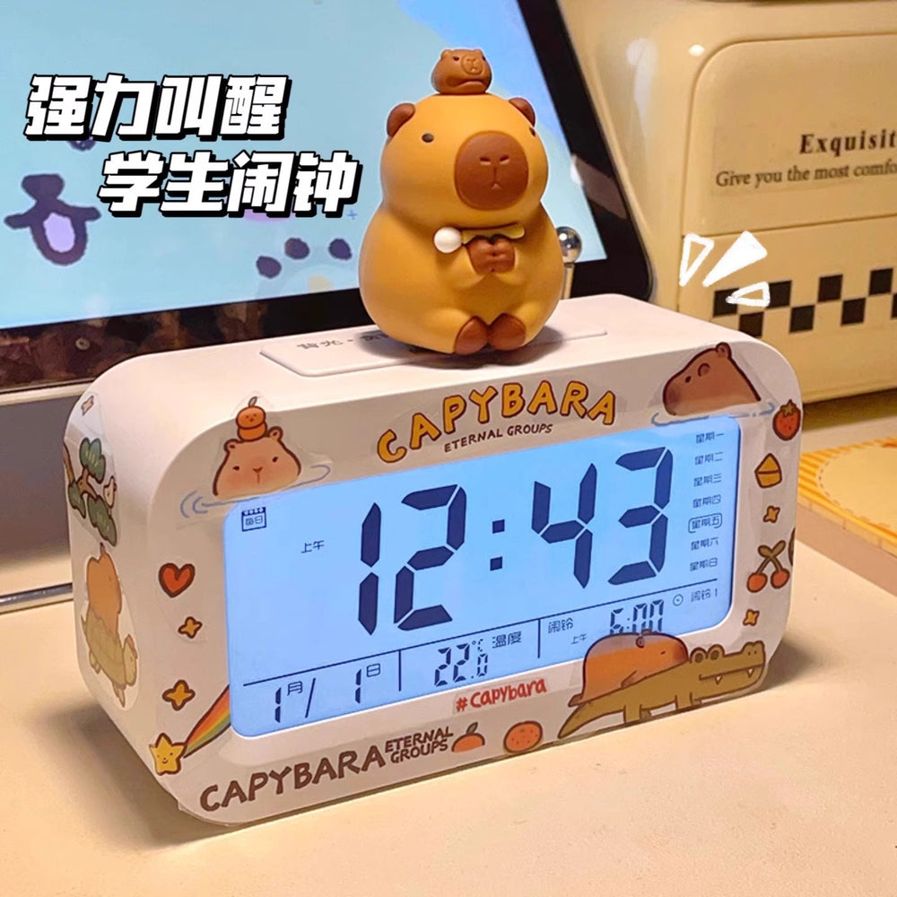Alarm clock - student bedroom essential: wake-up wonder, desktop clock, creative smart digital hour clock for middle school students and kids