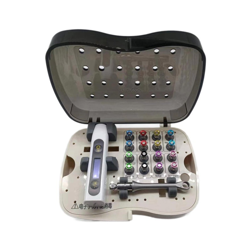 Dental Electric Torque Wrench Implant Wrench Machine Repair Universal Implant Tool Box Screwdriver Set