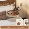 Foldable coffee table small round table creative suspended side table living room side table for home bedroom wall hanging bedside storage table