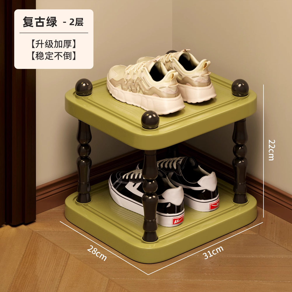 Shoe rack for home door multi-layer shoe cabinet simple storage rack rental room dormitory entrance door shoe storage handy gadget