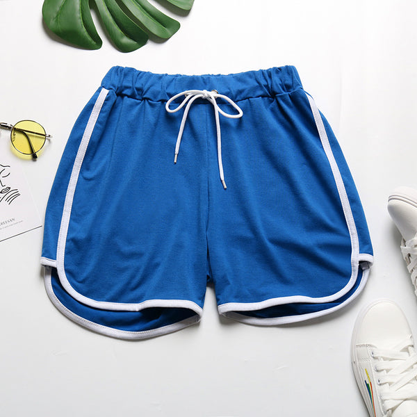 Cross-border Foreign Trade European and American Women's Clothing Factory Spot Loose High Waist Black Casual Shorts Women