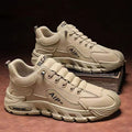 Men's safety shoes - spring work boots: waterproof, slip-resistant, wear-resistant, slip-on sneakers for construction, sports, casual wear, and work