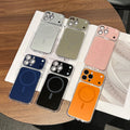Magnetic transparent case suitable for iphone 17 full series magsafe wireless charging mobile phone case apple 16/15 hard case