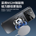 Suitable for apple 17promax mobile phone case large window missing mark magnetic frosted anti-fall iphone15 protective case 14