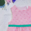 Original export overstock: girls' spring/summer sleeveless, stylish & sweet bowknot romper with built-in shorts - baby girl dress