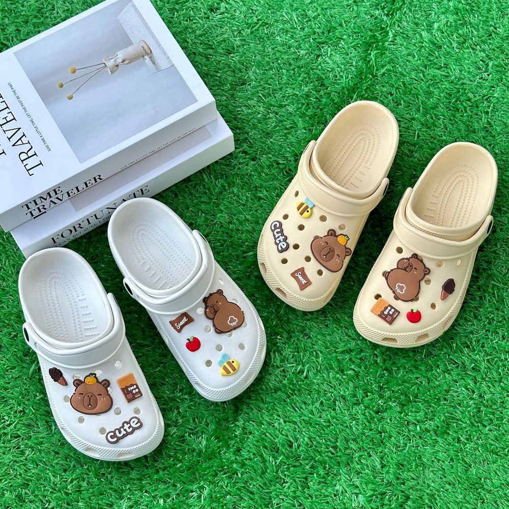 New arrival student clogs for men and women summer outwear cute soft bottom eva non-slip dormitory casual half slippers wholesale