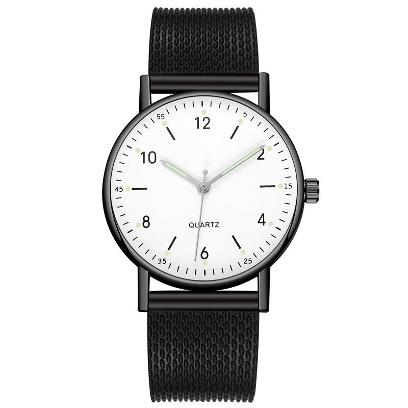 Export xiyin rubber mesh belt quartz watch women's watch thin luminous women's watch accessible luxury luminous watch women's watch