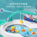 Multifunctional floating fishing game toy - magnetic fishing board, electric fishing, kids' toy for boys and girls, tabletop game