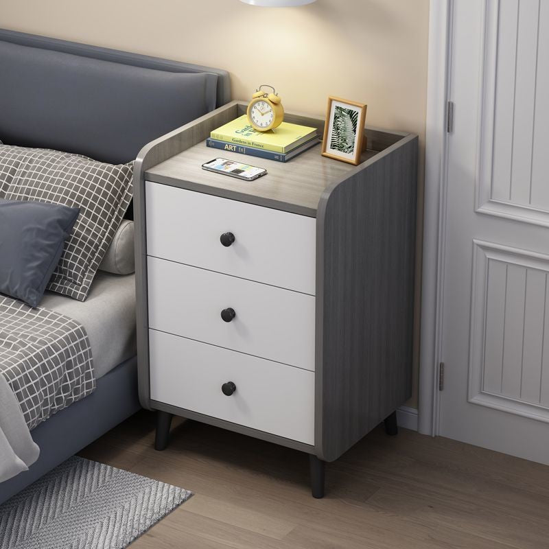 Bedside table small modern casualfor home bedroom bedside table large capacity multi-layer drawer storage cabinet storage cabinet