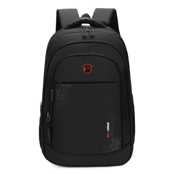 Custom logo backpack men's business commuter backpack large capacity travel bag high school student schoolbag notebook
