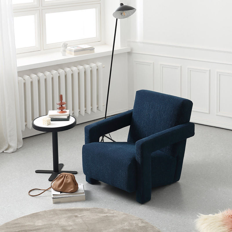 Single sofa scandinaviancasual small apartment living room study designer lazy fabric casual chair sofa chair electric