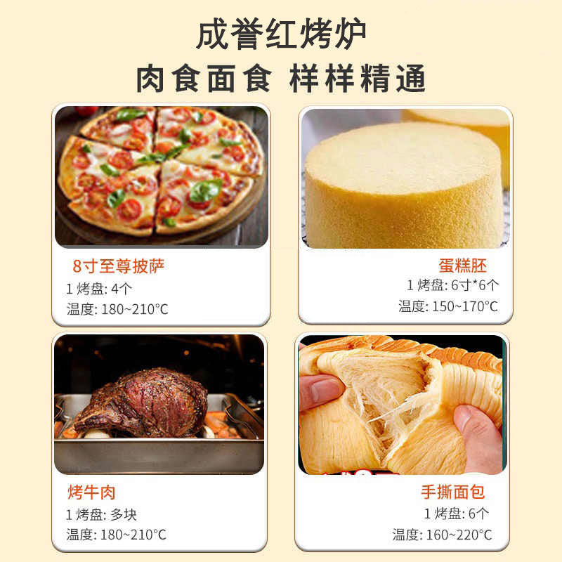 Commercial single/double/triple deck six-tray large gas/electric oven - cake, bread, pizza baking equipment - large baking oven