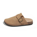 birkenstock slippers toe-cap half-slippers 2024 new spring and summer women's shoes one-leg retro water pine outwearfashion