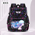 New elementary school backpacks: cute cartoon design for grades 1-6 - large capacity, lightweight, and spine-protecting