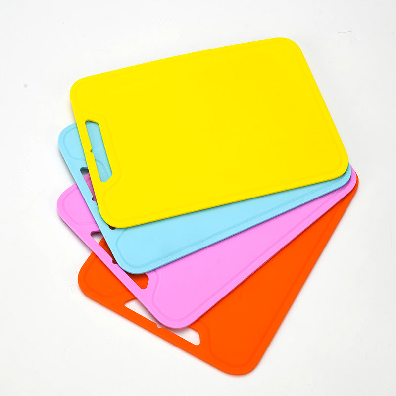 Food grade household silicone cutting board fruit and vegetable silicone cutting board portable double-sided thickened silicone cutting board