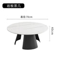 Rock slab coffee table round modern living room creative designer accessible luxury side table small apartment balcony casual italian tea table