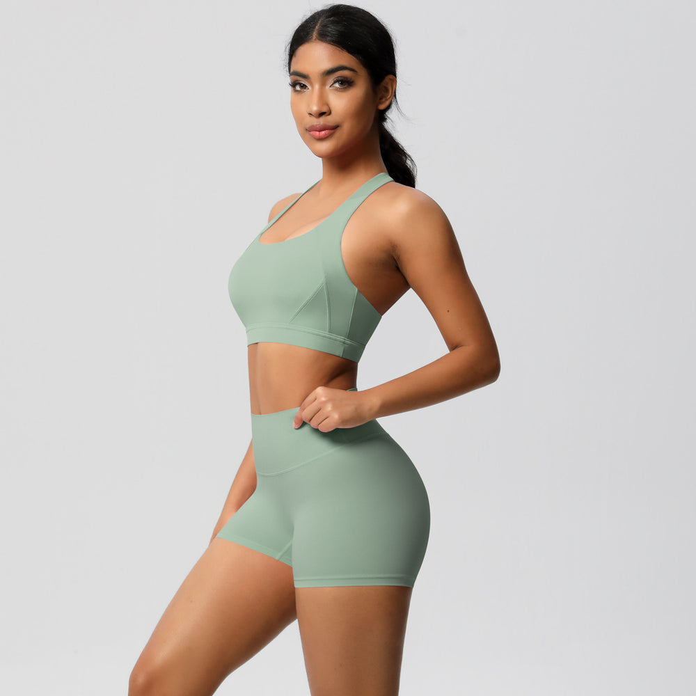 cloud feel outdoor casual running fitness suit high-intensity sports quick-drying tight butt lifting yoga suit