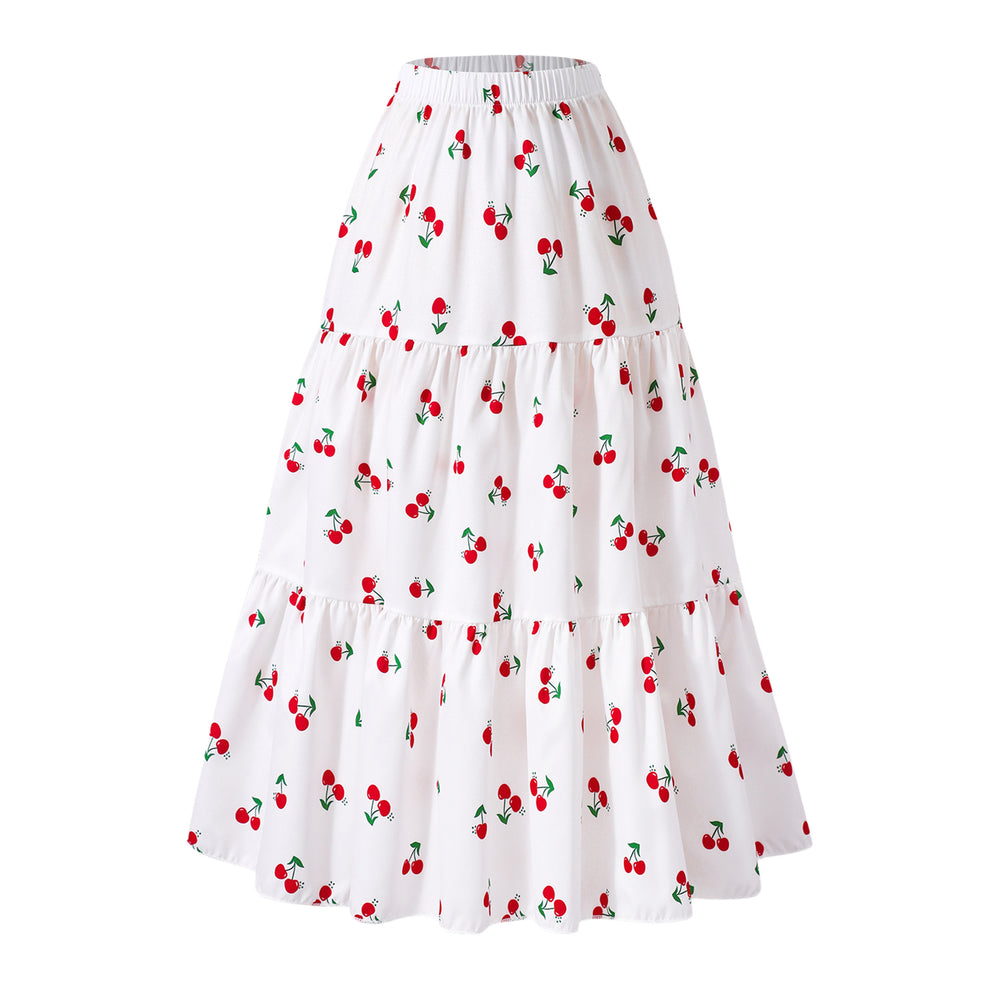 Children's floral print skirt
