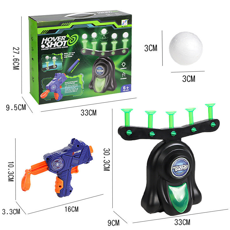 new arrival electric suspended target shooting soft bullet gun dart target gun suspended ball kids toy pistol suit