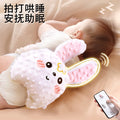 Baby soothing handheld patting bunny – automatic hush toy for colic relief & sleep security