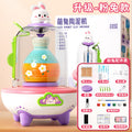 Upgraded pink rabbit [2 clay + 10 molds + 6 paints + 8 tools + glossy oil] color box