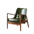 Scandinavian european casual solid wood sofa chair balcony living room lazy chair lounge chair casual chair footrest single sofa chair