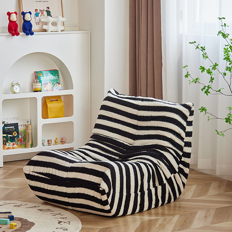 Caterpillar lazy sofa can lie down and sleep bedroom balcony tatami popular single sofa cream style sofa chair