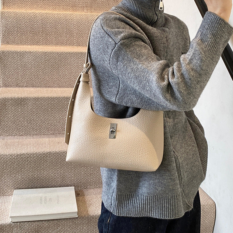 Bags Women's Bags 2025 New Simple Underarm Shoulder Bags Fashion Versatile Handbags Daily Commuter Messenger Bags