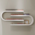 Nail salon iron u-shaped wall-mounted display rack for nail polish and nail art supplies - wall-mounted storage shelf