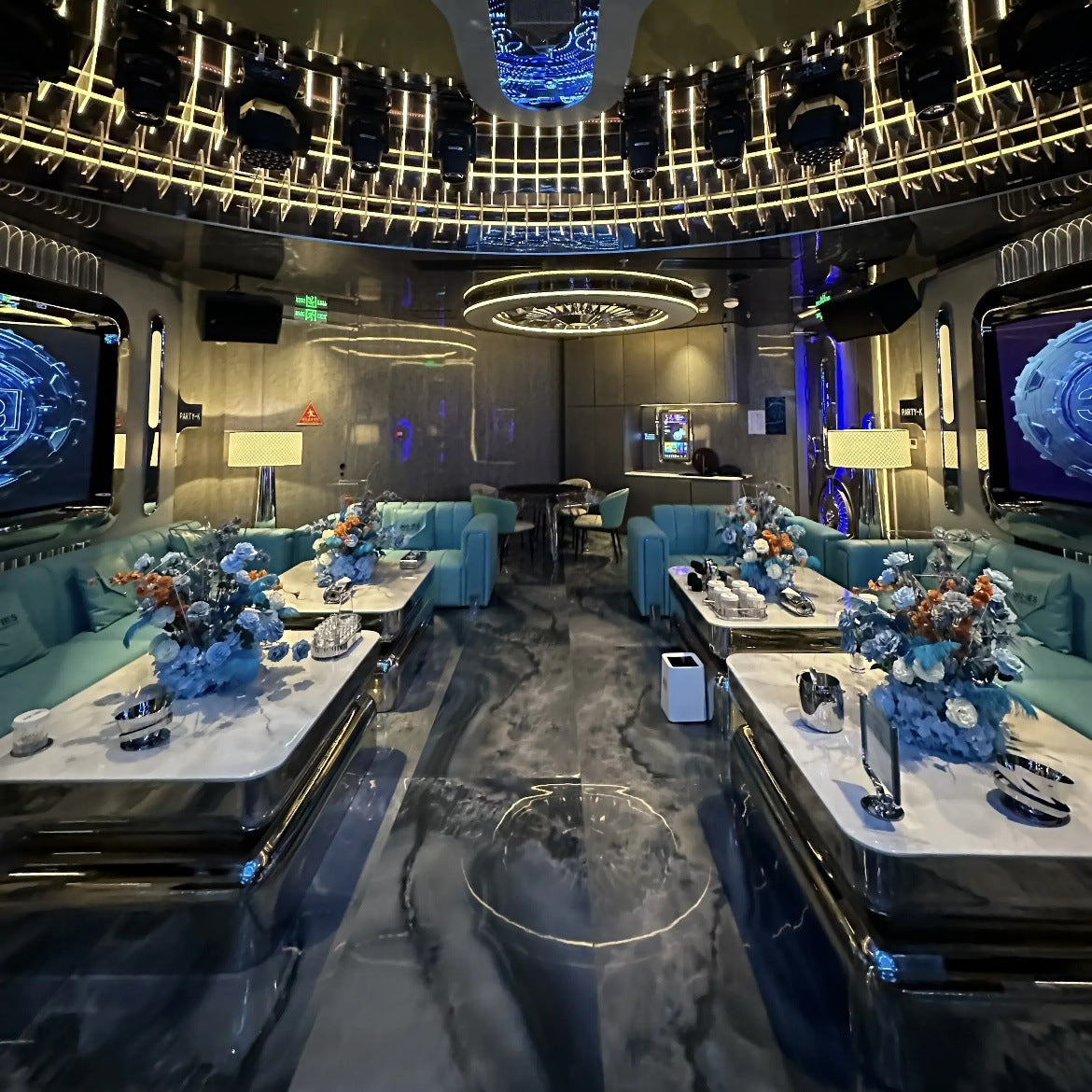 Customized bar ktv special luminous coffee table light luxury night club box party room booth ktv coffee table customization