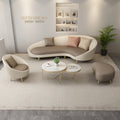 Nordic clothing store sofa simple modern curved internet celebrity shaped creative accessible luxury beauty salon casual store reception