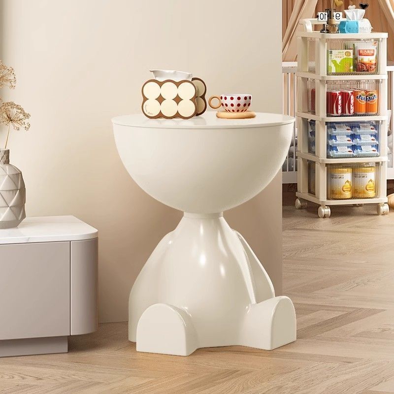 Bedside table casual modern bedroom small alternative creative plastic black side table small table coffee table storage rack