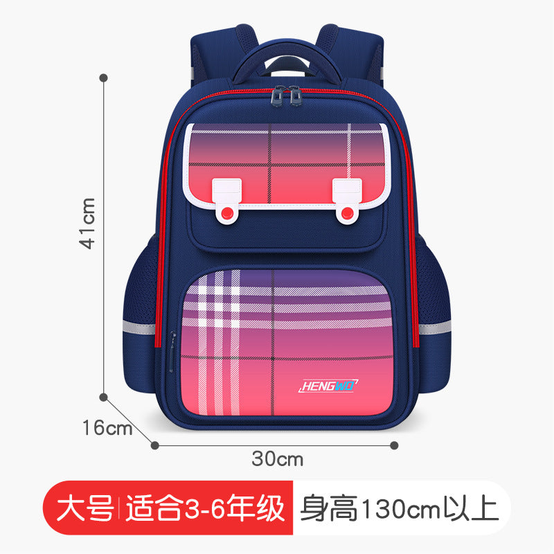 New 2024 kids' ergonomic backpack - lightweight school bag for grades 1-6 (elementary school)