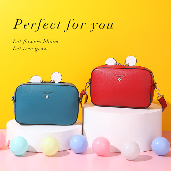 Wesson  bag women's broadband messenger bag fashion pu small square bag large capacity camera bag zipper shoulder bag