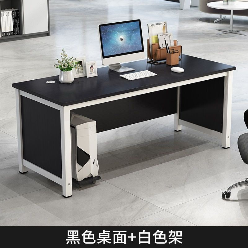 Minimalist modern office desk - affordable computer desk for home use - multifunctional employee desk - desktop boss desk - single person desk