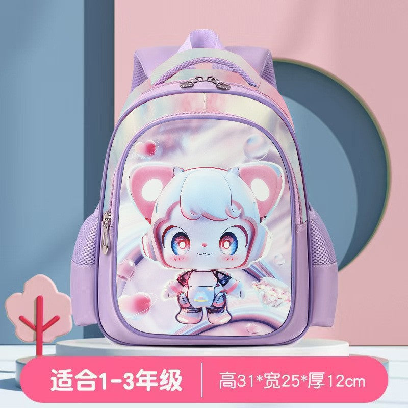2024 in-stock export kindergarten backpack - cute and fun toddler nylon backpack, breathable and waterproof
