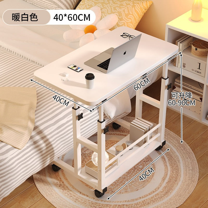 Bedside table movablelift computer table for home bedroom desk simple student dormitory bed small study table