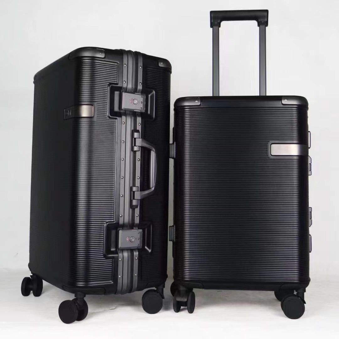 Luggage 20-inch business boarding travel 24-inch large-capacity pc scratch-resistant and wear-resistant universal wheel aluminum frame trolley case