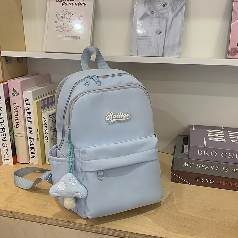 Women's backpack - premium lightweight travel backpack, large capacity, minimalist solid color, perfect for school, middle school, and college students